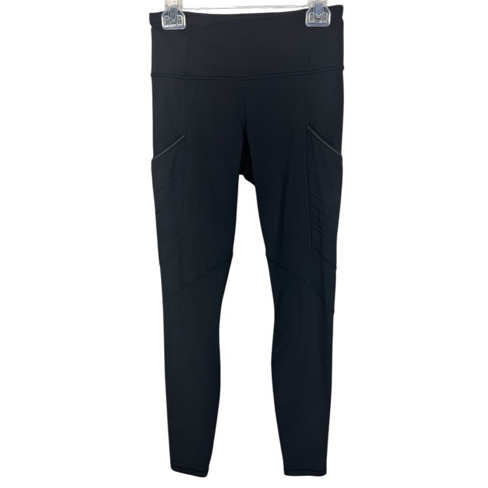 Lululemon mid rise Speed Up Leggings in black sz 6 - Picture 3 of 7